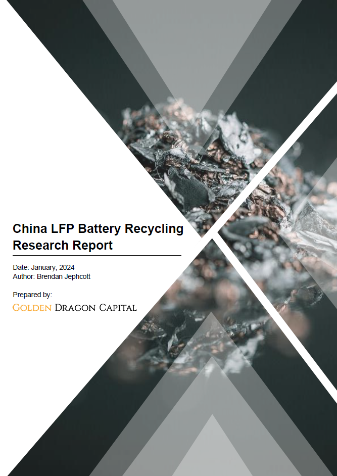 China LFP battery recycling research report